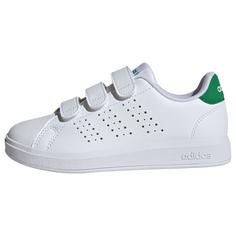 adidas Advantage Base 2.0 Kids Schuh Sneaker Kinder Cloud White / Cloud White / Green