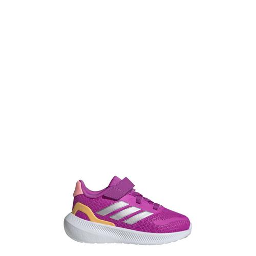 Rückansicht von adidas Runfalcon 5 Kids Schuh Laufschuhe Kinder Purple Burst / Silver Metallic / Semi Spark