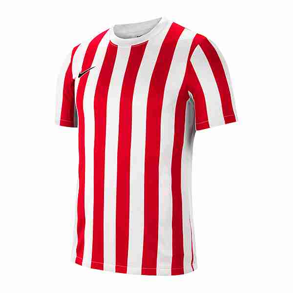 Nike Division IV Striped Trikot kurzarm Fußballtrikot Herren weissrotschwarz