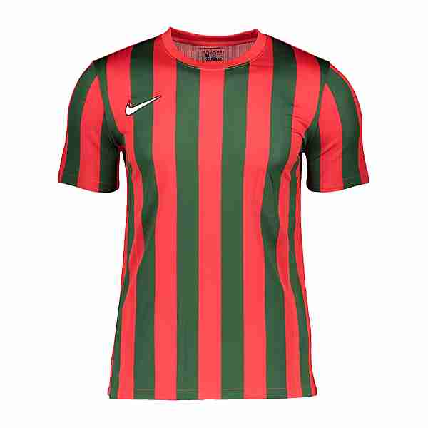 Nike Division IV Striped Trikot kurzarm Fußballtrikot Herren rot