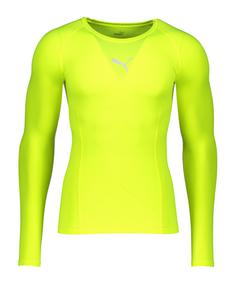 PUMA LIGA Baselayer Longsleeve Funktionsshirt gelbgelb