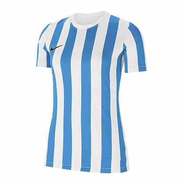 Nike Division IV Striped Trikot kurzarm Damen Fußballtrikot Damen weissschwarzblau