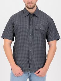 DEPROC active COPPER NEW Men Outdoorhemd Herren - Anthrazit check