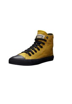 ethletic Black Cap Hi Cut Sneaker Mustard Yellow P | Jet Black