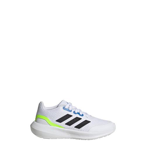 Rückansicht von adidas RunFalcon 3 Lace Schuh Laufschuhe Kinder Cloud White / Core Black / Bright Royal