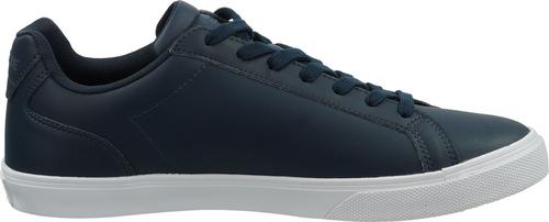 Rückansicht von Lacoste Sneaker Sneaker Herren Navy/Weiß