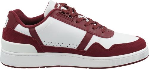 Rückansicht von Lacoste Sneaker Sneaker Herren Weiß/Rot