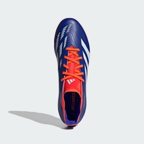 Rückansicht von adidas Predator League 2G/3G AG Fußballschuh Fußballschuhe Lucid Blue / Cloud White / Solar Red