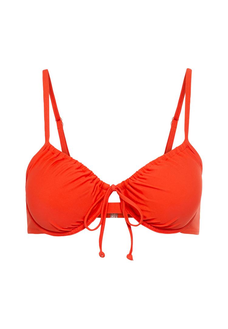 LSCN by Lascana LSCN by Lascana B&uuml;gel-Bikini-Top Bikini Oberteil Damen - orangerot - 1 | SportScheck