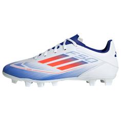 adidas F50 Club FxG Fußballschuh Fußballschuhe Cloud White / Solar Red / Lucid Blue