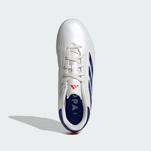 Rückansicht von adidas Copa Pure 2 League Kids FG Fußballschuh Fußballschuhe Kinder Cloud White / Lucid Blue / Solar Red