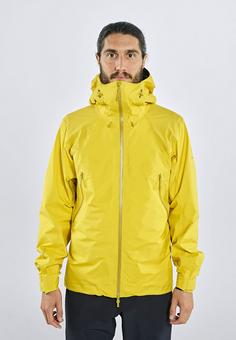 Rückansicht von BLACKYAK Risum Hardshelljacke Herren lemon