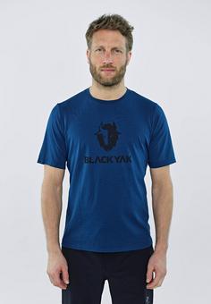 Rückansicht von BLACKYAK Ramo T-Shirt Herren Blue Opal