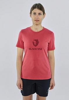 Rückansicht von BLACKYAK Ramo T-Shirt Damen Garnet Rose