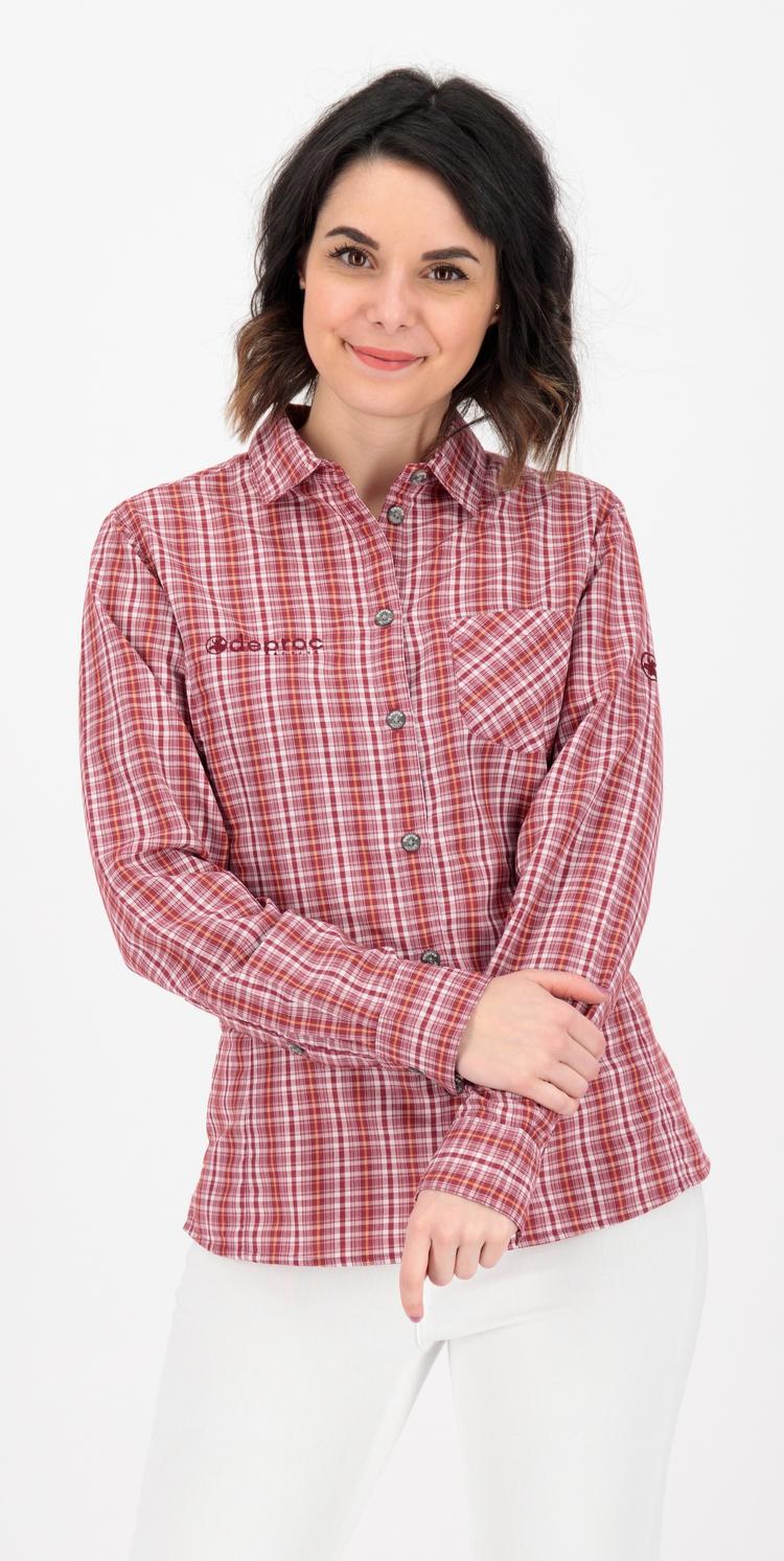 DEPROC active DEPROC active PHOENIX LS WOMEN Langarmhemd Damen - rot - 0 | SportScheck