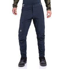 Rückansicht von Schöffel Hybrid Pants Tree Run M Fahrradhose Herren navy blazer