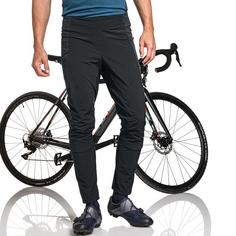 Rückansicht von Schöffel Hybrid Pants Corno M Fahrradtights Herren black
