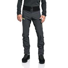 Rückansicht von Schöffel Softshell Pants Rinnen M Wanderhose Herren asphalt