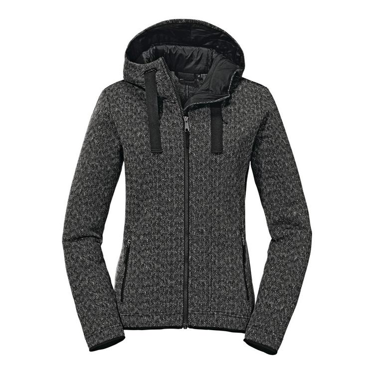 Sch&ouml;ffel Sch&ouml;ffel Fleece Hoody Aurora L Fleecejacke Damen - black - 0 | SportScheck