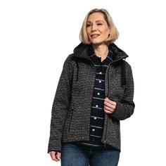 Rückansicht von Schöffel Fleece Hoody Aurora L Fleecejacke Damen black