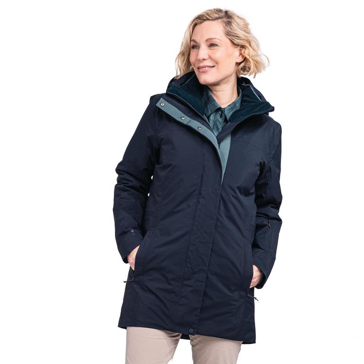Sch&ouml;ffel Sch&ouml;ffel 3in1 Parka Barth L Doppeljacke Damen - navy blazer - 0 | SportScheck