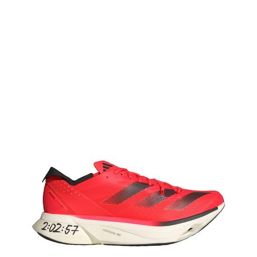 Rückansicht von adidas ADIZERO ADIOS PRO 3 Laufschuh Laufschuhe Herren Solar Red / Core Black / Better Scarlet