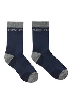 Rückansicht von reima Saapas Socken Kinder Navy