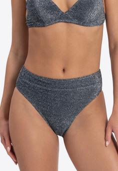 Rückansicht von BEACHLIFE. Sea Glitter Bikini Hose Damen silver_glitter