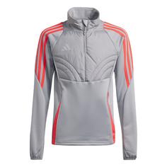 adidas Tiro 24 Winterized Kids Oberteil Sweatjacke Kinder Light Onix / Shock Red