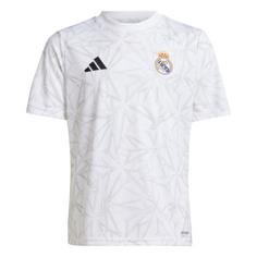 adidas Real Madrid Kids Pre-Match Shirt Fußballtrikot Kinder White / Clear Grey