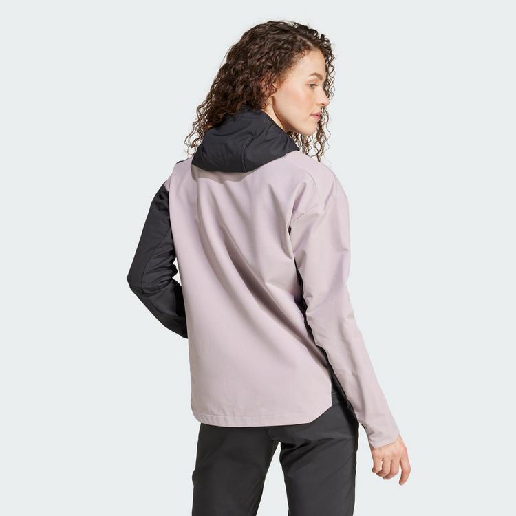 adidas adidas Terrex Multi Softshelljacke Outdoorjacke Damen - Preloved Fig / Black - 1 | SportScheck