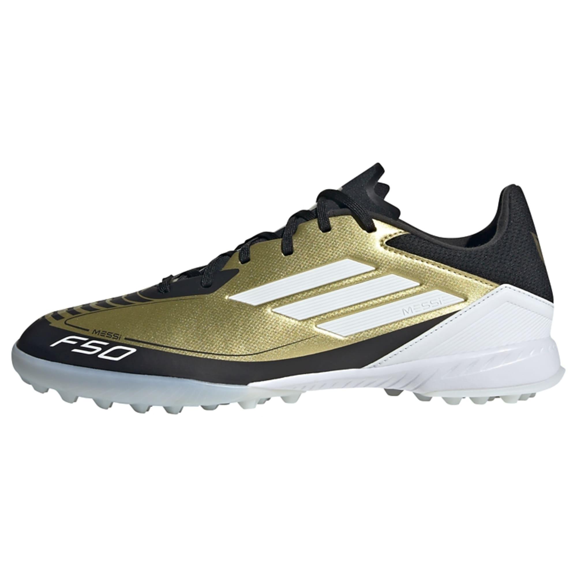 Adidas Messi F50 League TF FuBballschuh FuBballschuhe Herren Gold Metallic Cloud White Core Black im Online Shop von SportScheck kaufen