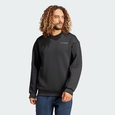 Rückansicht von adidas Terrex Xploric Sweatshirt Funktionsshirt Herren Black