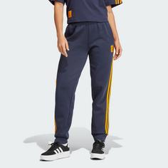 Rückansicht von adidas Real Madrid Doubleknit Hose Trainingshose Damen Night Navy