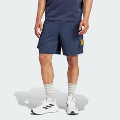 Rückansicht von adidas Real Madrid Seasonal Cargoshorts Fußballshorts Herren Night Navy