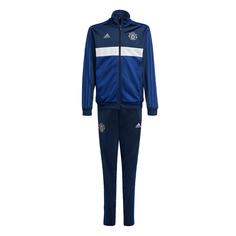 adidas Manchester United Kids Trainingsanzug Sweatjacke Kinder Night Indigo