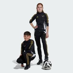 Rückansicht von adidas Messi Kids Trainingshose Trainingshose Kinder Black
