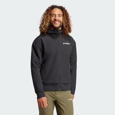 Rückansicht von adidas Terrex Multi Softshelljacke Softshelljacke Herren Black