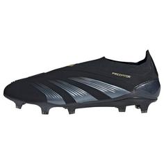 adidas Predator Elite Laceless FG Fußballschuh Fußballschuhe Core Black / Carbon / Gold Metallic