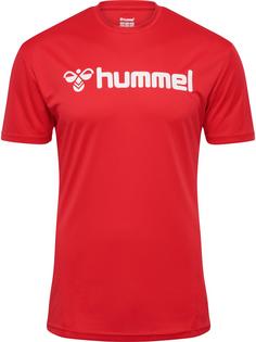 hummel hmlLOGO JERSEY S/S Funktionsshirt TRUE RED