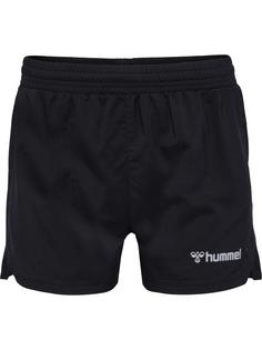 hummel hmlRUN SHORTS WOMAN Funktionsshorts Damen BLACK