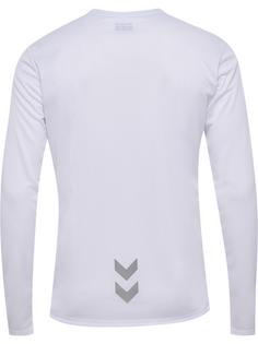 Rückansicht von hummel hmlRUN JERSEY L/S Funktionsshirt Herren WHITE