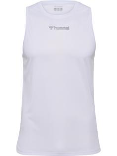 hummel hmlRUN SINGLET S/L Funktionsshirt Herren WHITE