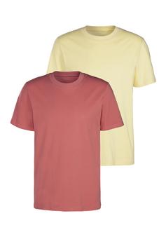KangaROOS T-Shirt T-Shirt Herren koralle / gelb