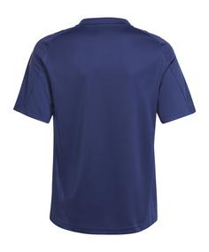 Rückansicht von adidas Italien Trainingsshirt EM 2024 Kids Fanshirt Kinder blau