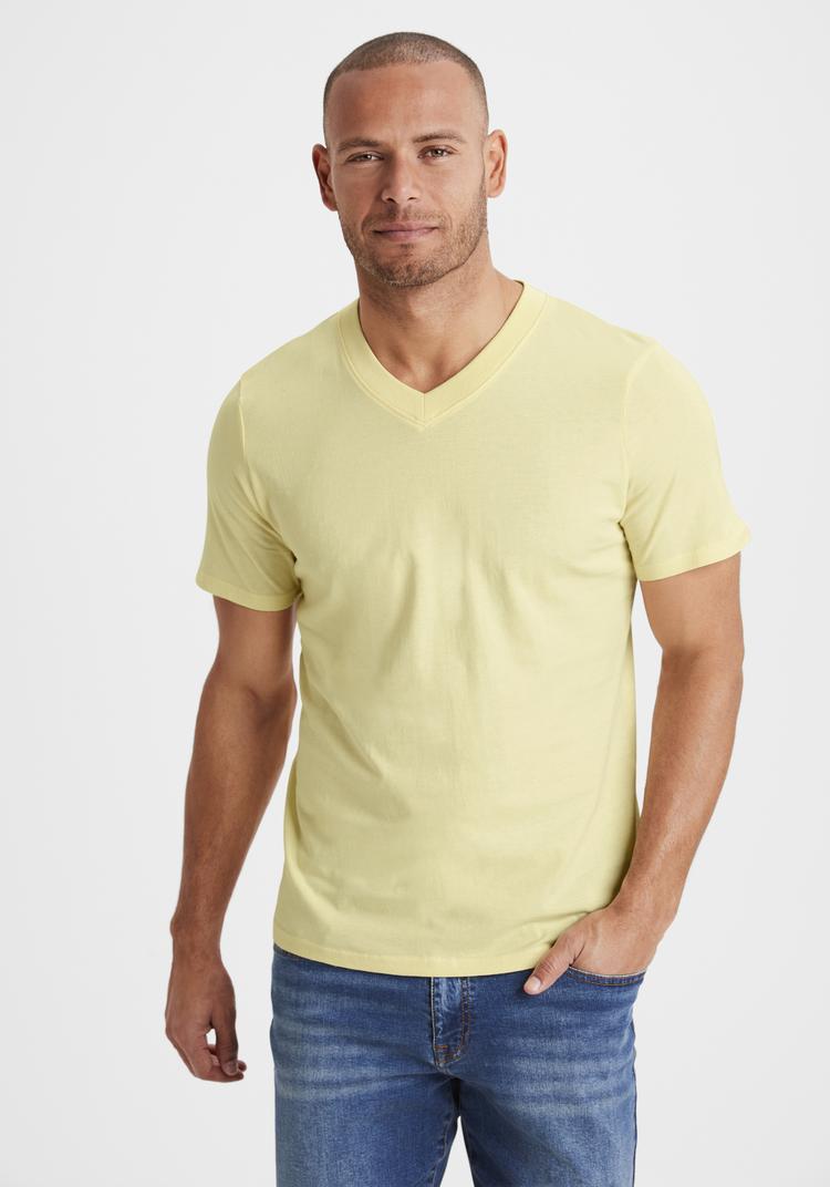 KangaROOS KangaROOS T-Shirt T-Shirt Herren - koralle - gelb - 2 | SportScheck