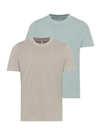 KangaROOS T-Shirt T-Shirt Herren - grau - mint