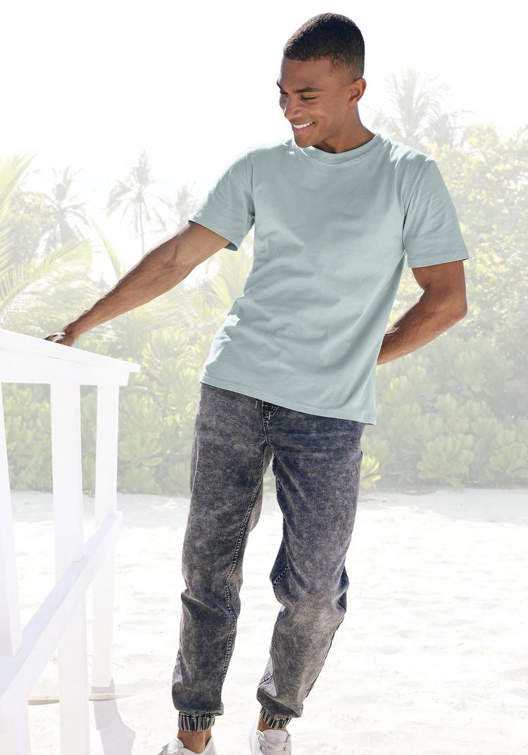 KangaROOS KangaROOS T-Shirt T-Shirt Herren - grau - mint - 1 | SportScheck