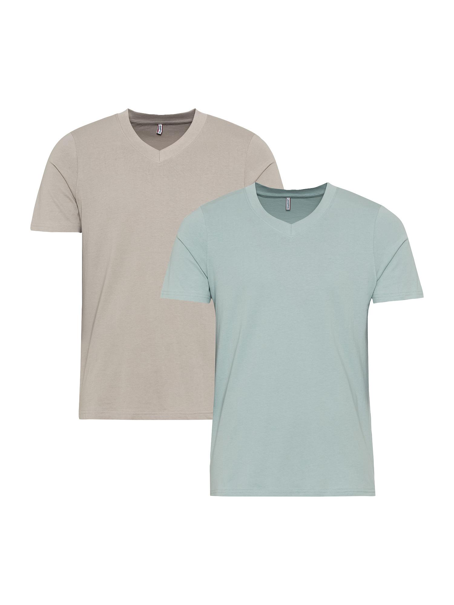 KangaROOS T-Shirt T-Shirt Herren - grau - mint