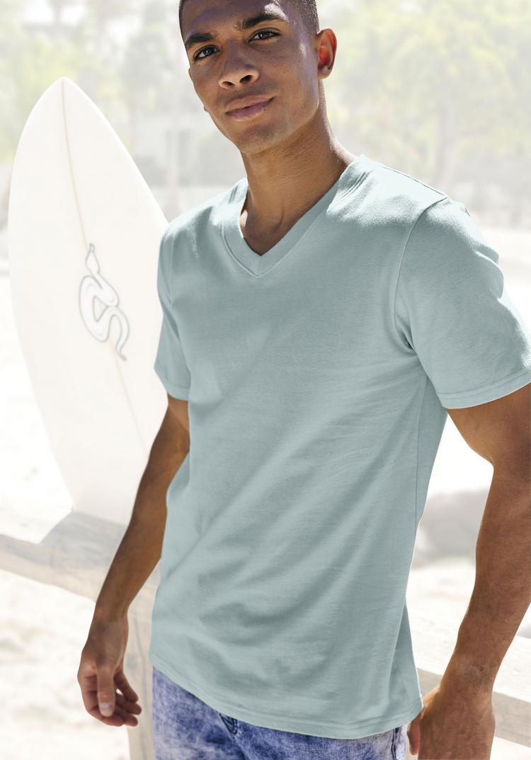 KangaROOS KangaROOS T-Shirt T-Shirt Herren - grau - mint - 0 | SportScheck